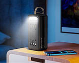УМБ портативне зарядне Power Bank HOCO DB21 80000 mAh зі знімними кабелями, чорне, фото 6