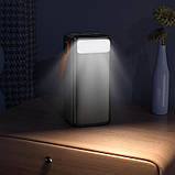 УМБ портативне зарядне Power Bank Borofone Magnifico BJ66A 50000 mAh, 2 USB, Type-C, QC, чорне, фото 7