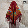 Велична бордова народна шаль Корона, фото 7