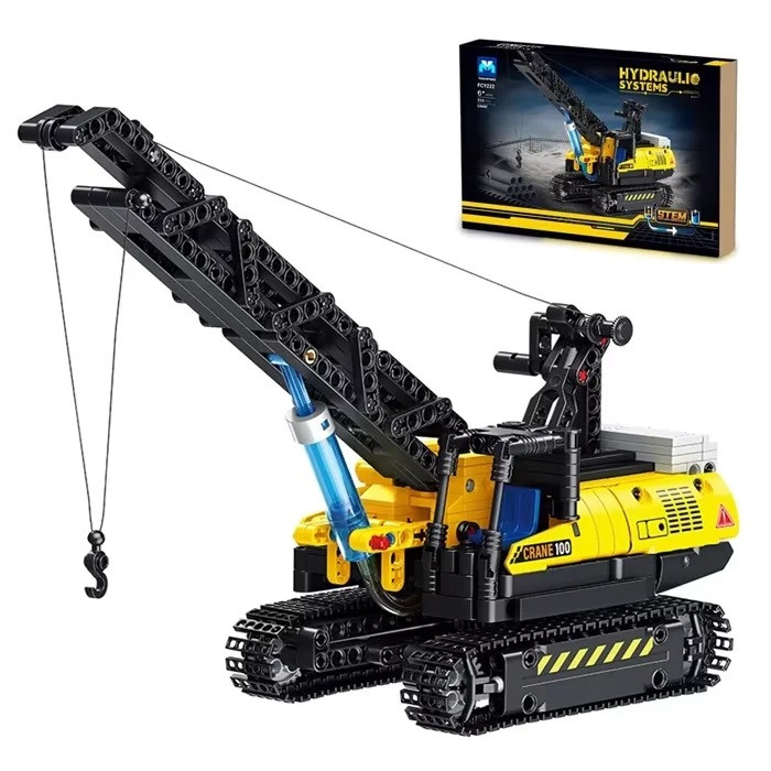 Конструктор Hydraulic systems ''Будівельний кран'' з гідравлічною системою (528 деталей) арт. FC 9222