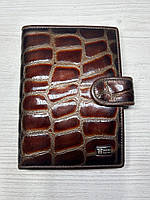 Wanlima обкладинка для документів із натуральної шкіри, колір кавовий