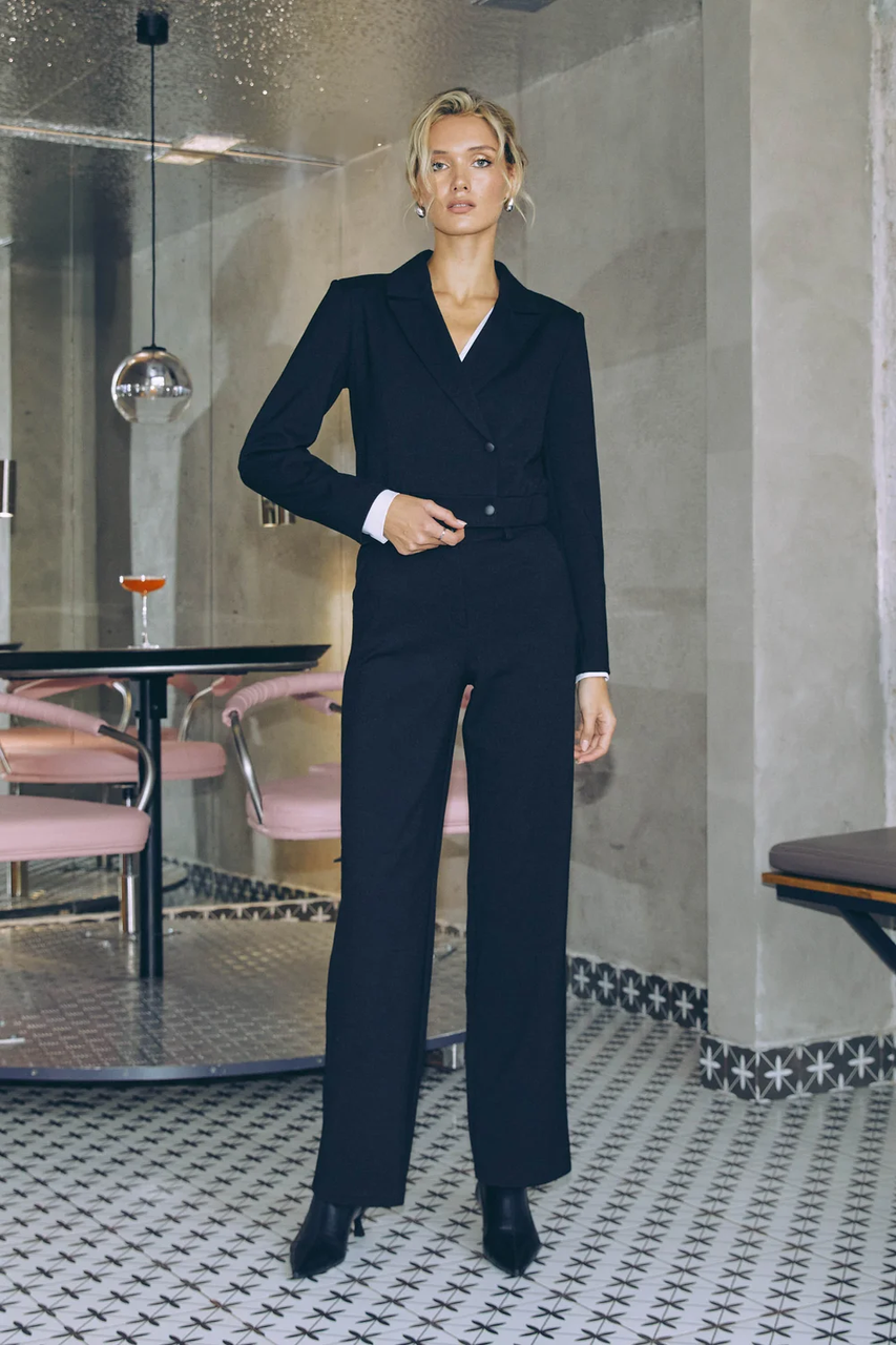 Брюки жіночі прямі з турецької костюмки 42-52 розміри різні кольори чорні, фото 1