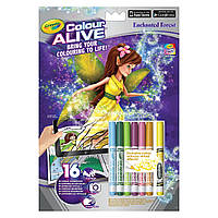 Книга-розмальовка із фломастерами Сrayola Чарівний Ліс 95-1050