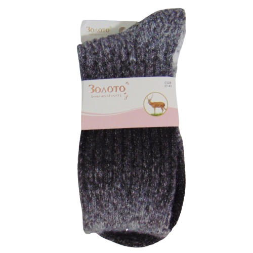 Вовняні шкарпетки Золото 37-41 чорні 528, фото 1