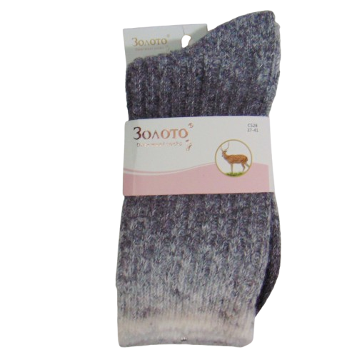 Вовняні шкарпетки Золото 37-41 сірі 528, фото 1