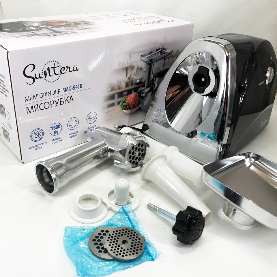 Надійна м'ясорубка для щоденного використання Suntera, М'ясорубка реверс насадки 'ясорубки шнекові UM-21, фото 1