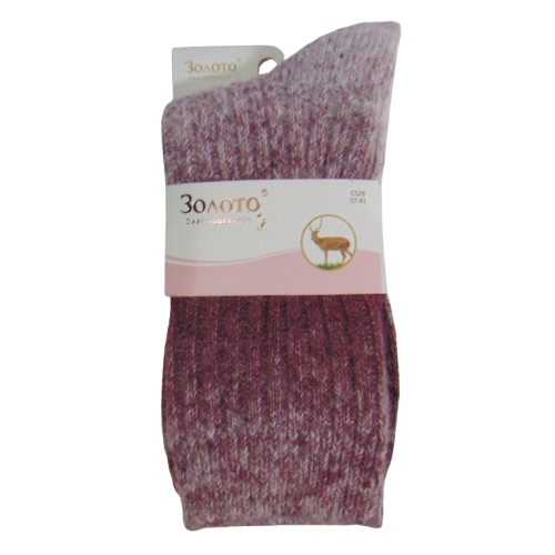 Вовняні шкарпетки Золото 37-41 сливові 528, фото 1