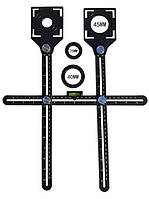Регульований шаблон для розмітки плитки під сантехніку та підрозетники