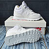 Жіночі зимові кросівки New Balance 574 winter white високі Нью баланс білі теплі з хутром, фото 5