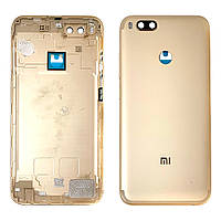 Задня кришка Xiaomi Mi A1 Mi 5X, MDG2 MDI2 (золотиста Оригінал зі склом камери)