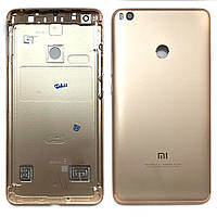 Задня кришка Xiaomi Mi Max 2, MDE40 MDI40 (золотиста Оригінал зі склом камери)