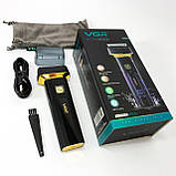 Чоловіча бездротова машинка для бороди VGR V-355, Професійна бритва для чоловіків, XA-837 Суха бритва, фото 3