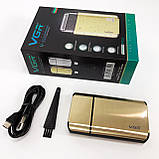 Електробритва для стрижки бороди і волосся VGR V-359, Тример для бороди, Професійна елетробритва UT-54, фото 3