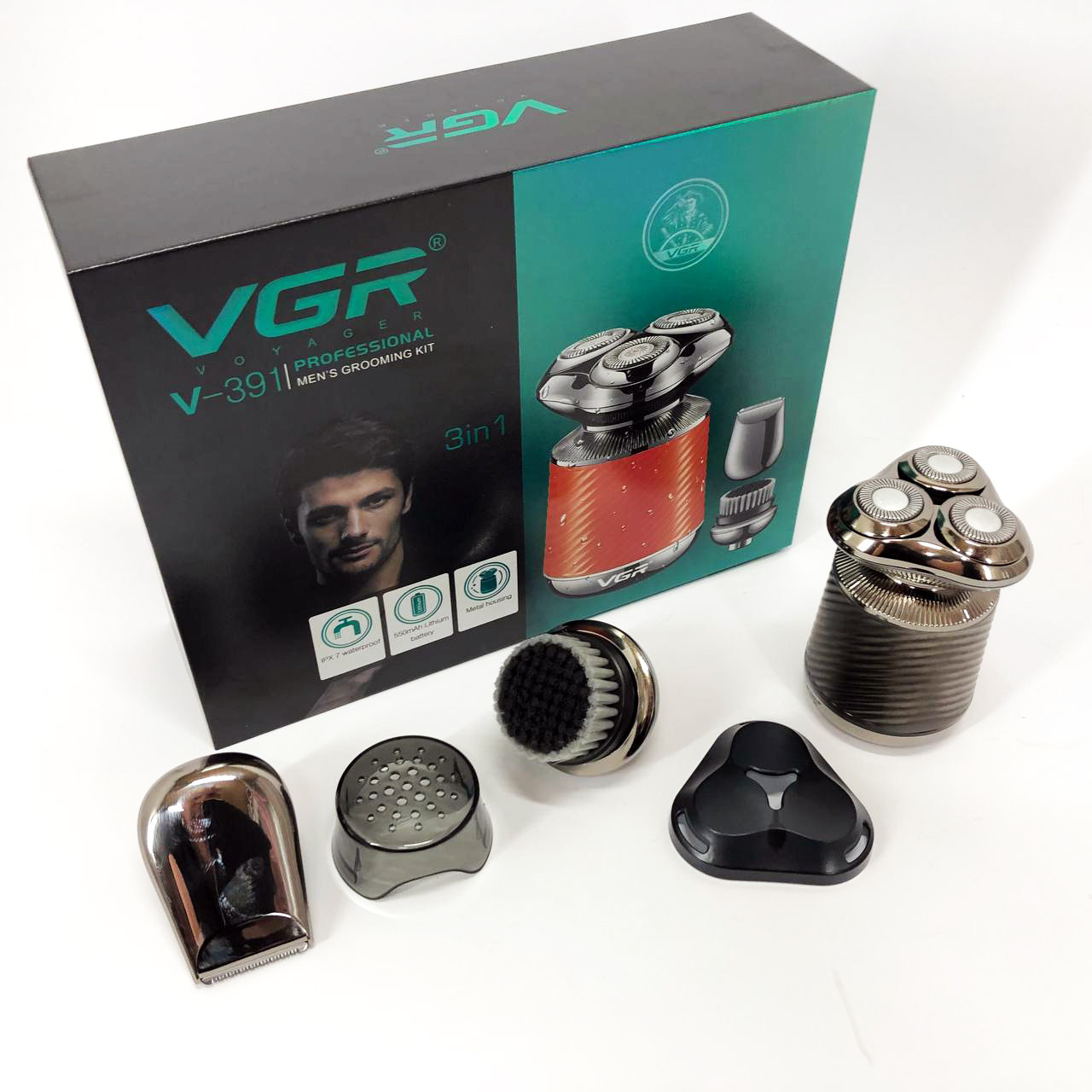 Бритва для гладкого гоління VGR, Портативне гоління, Професійний шейвер-електробритва ZJ-79, фото 1