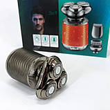 Бритва для гладкого гоління VGR, Портативне гоління, Професійний шейвер-електробритва ZJ-79, фото 10