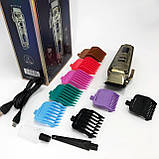 Набір для стрижки волосся на акумуляторі VGR V-005, Хороший бездротовий тример, Тример бездротовий KY-49, фото 10