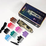 Набір для стрижки волосся на акумуляторі VGR V-005, Хороший бездротовий тример, Тример бездротовий KY-49, фото 2