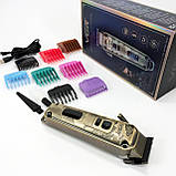 Набір для стрижки волосся на акумуляторі VGR V-005, Хороший бездротовий тример, Тример бездротовий KY-49, фото 6