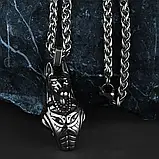 Кулон Анубіс-бюст (сталь), фото 3