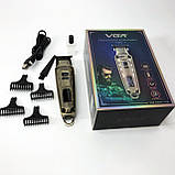 Практична машинка для стрижки волосся VGR V-901, Електромашинка для волосся, Підстригальна машинка SK-59, фото 3