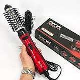 Фен щітка гребінець, Фен для голови з гарантією, Хороший фен Сучасний для укладання UP-79, фото 3