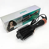 Фен для дому, Фен з режимом захисту волосся, Фен для волосся дбайливий потужний професійний KL-57, фото 2