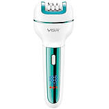 Пилка для п'ят, Шліфування для п'ят, Електрична пемза ніг яка краща Електричний епілятор-бритва HR-33, фото 6