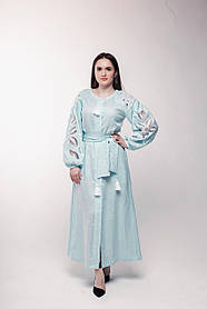 Біла сукня "Рішельє" з 100% льону