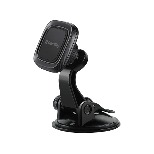 Тримач автомобільний для мобільного ColorWay CW-CHM06-GR магнітний сірий, фото 1