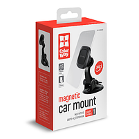 Тримач автомобільний для мобільного ColorWay CW-CHM06-GR магнітний сірий, фото 2