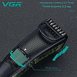 Стильна машинка для стрижки VGR-053, Профі машинка для стрижки волосся Миюча PZ-87, фото 10