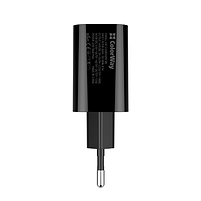 Зарядний пристрій мережевий USB/Type-C 3,0A QC+PD 20W чорний V2 ColorWay CW-CHS025QPD-BK, фото 4