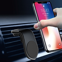 Тримач автомобільний для мобільного ColorWay CW-CHM04-BK магнітний чорний, фото 8