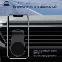 Тримач автомобільний для мобільного ColorWay CW-CHM04-BK магнітний чорний, фото 10