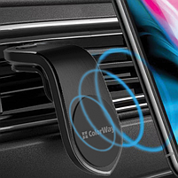 Тримач автомобільний для мобільного ColorWay CW-CHM04-BK магнітний чорний, фото 5