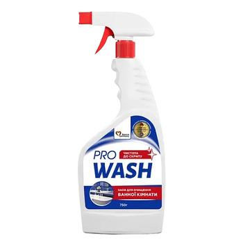 Засіб для миття ванної кімнати та сантехніки 750гр ProWash 2К