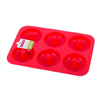 Форма для випікання 26,4*18,2*3,6см прямокутна силікон порційна Пончик 7760 KAMILLE