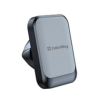 Тримач автомобільний для мобільного Air Vent-6 ColorWay CW-CHM16-GR магнітний сірий, фото 6
