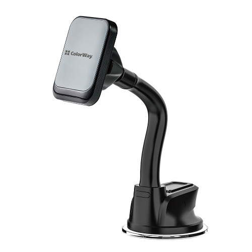Тримач автомобільний для мобільного Dashboard-3 ColorWay CW-CHM17-GR магнітний сірий, фото 1