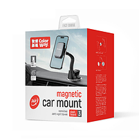 Тримач автомобільний для мобільного Dashboard-3 ColorWay CW-CHM17-GR магнітний сірий, фото 9