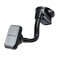 Тримач автомобільний для мобільного Dashboard-3 ColorWay CW-CHM17-GR магнітний сірий, фото 7