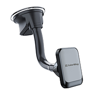 Тримач автомобільний для мобільного Dashboard-3 ColorWay CW-CHM17-GR магнітний сірий, фото 6