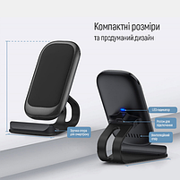 Зарядний пристрій бездротовий універсальний чорний CW-CHW31Q-BK ColorWay, фото 2