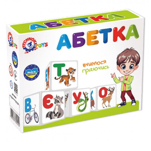 Іграшка Кубики "Абетка українська" Технок 0212, фото 1