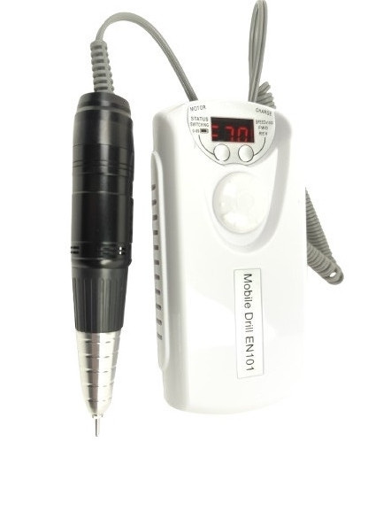 Фрезер для манікюру акумуляторний Nail Drill EN 101 30000 об/хв фрейзер на акумуляторі для нігтів