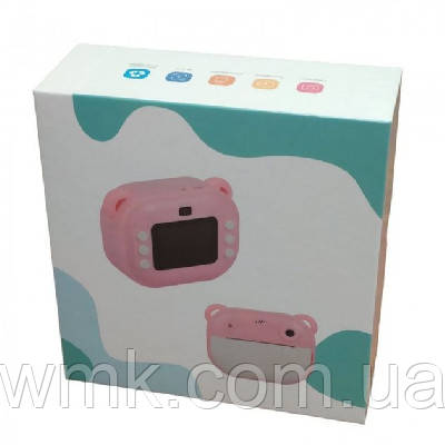 Фотоапарат+Принтер , друк фото, ігри,  USB-зарядне, в коробці