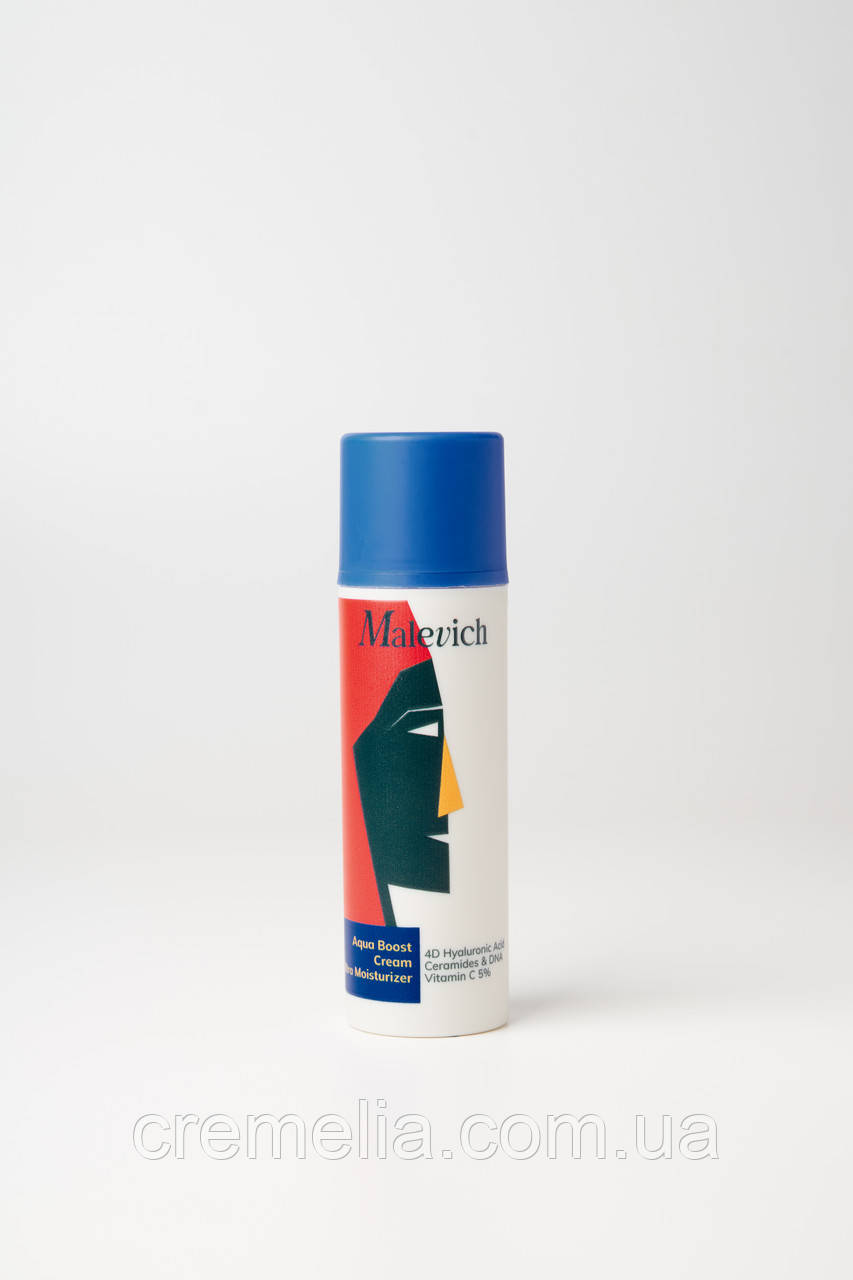 Aqua Boost Cream Xtra Moisturizer lнтенсивний зволожувач з церамiдами i вiтамiном С Malevich 50 ml, фото 1