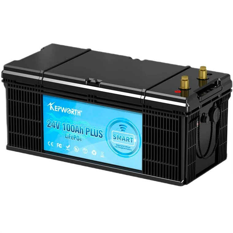 Акумуляторна батарея KEPWORTH LiFePO4 24 V 100 Ah Smart Bluetooth, фото 1