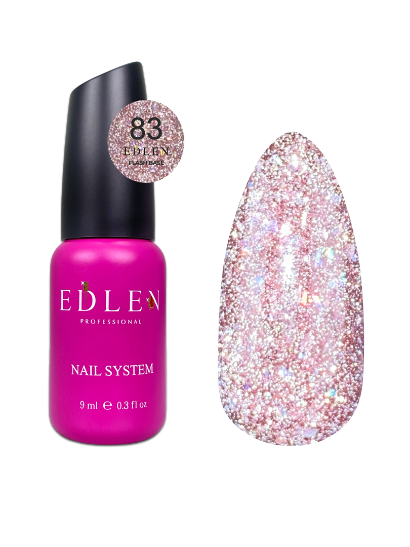 Світловідбиваюча кавер база Flash Edlen 9ml. №83, фото 1