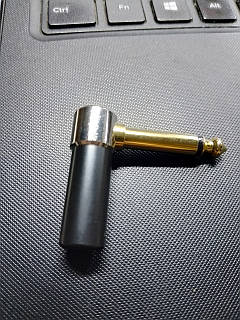 Моно MONO джек кутовий 6.3 мм для інструментального кабелю